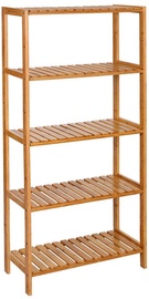 Plaukts Songmics Storage Rack Bamboo, 60x26x130,cm