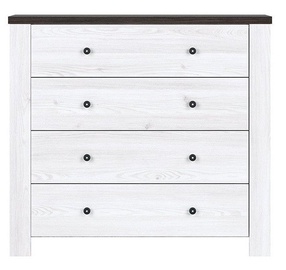 Komoda Black Red White Antwerpen KOM4S Sibiu Larch Light/Larico Pine
