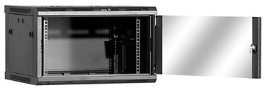 Серверный шкаф Netrack Wall Cabinet 19'' 4.5U/240 mm Glass Graphite