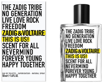 Tualettvesi Zadig & Voltaire This Is Us 50ml EDT Unisex