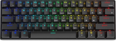 Klaviatūra Krux Neo Pro RGB Wireless Gateron EN, melna, bezvadu