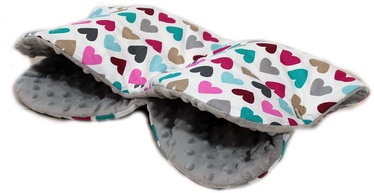 Перчатки для коляски Babylove Minky Hearts, многоцветный