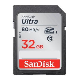 Mälukaart SANDISK 32GB SDHC ULTRA C10 80MB/s