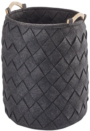 Aquanova Amy Laundry Basket 75l Dark Grey