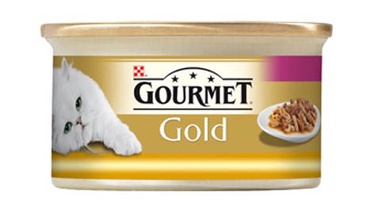 Kaķu barība Gourmet Tītars & Pīle 85g