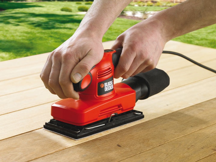 Виброшлифовальная машина Black & Decker KA320EKA, 2.5 кг, 240 Вт