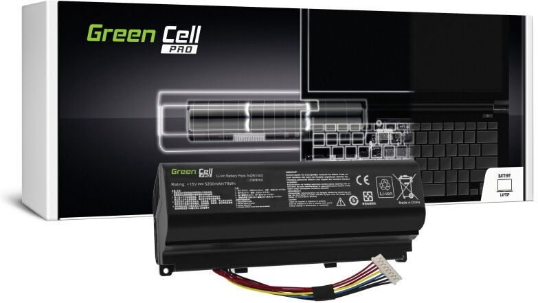 Klēpjdatoru akumulators Green Cell Pro Laptop Battery For Asus ROG G751 5200mAh