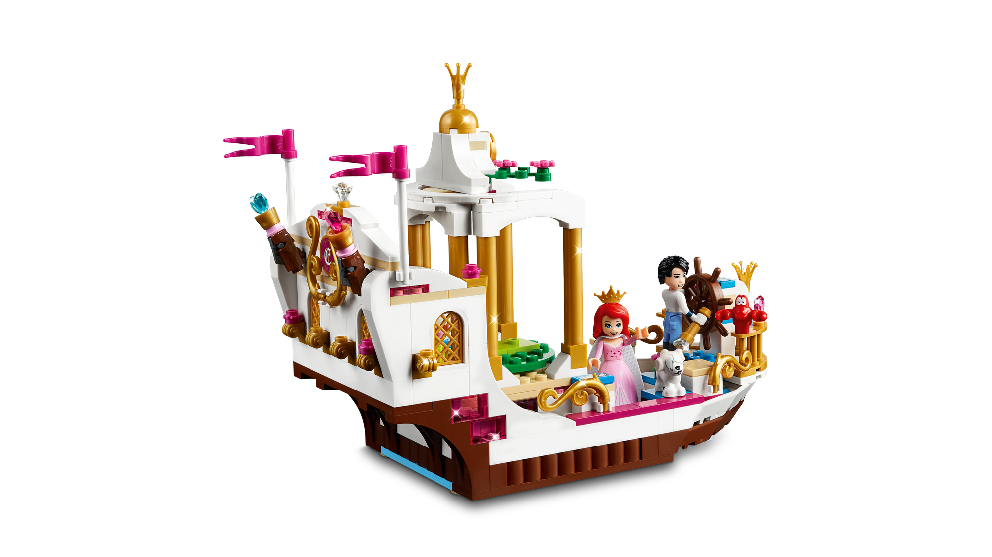 lego disney princess ariel's royal celebration boat