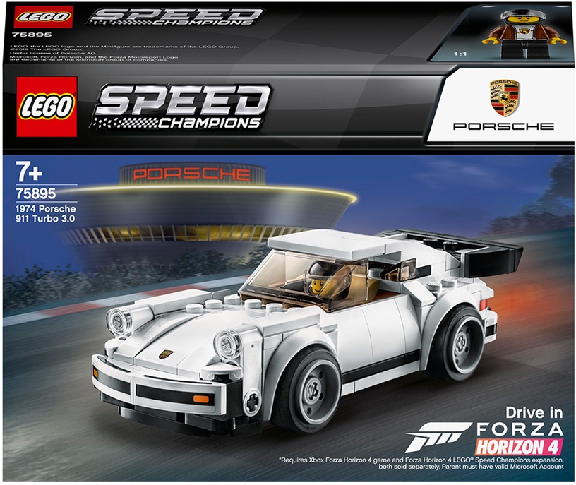 Конструктор LEGO Speed Champions 1974 Porsche 911 Turbo 3.0 75895, 180 шт.
