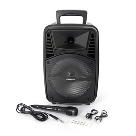 Omega Tweeter Karaoke OG84 Bluetooth Speaker w/ Mic Black