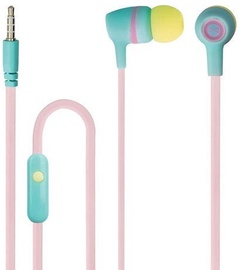 Ausinės Forever JSE-200 Teal/Yellow