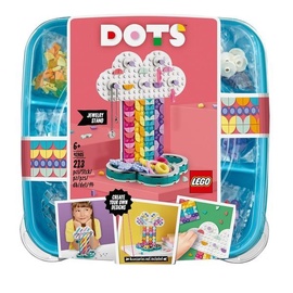 Konstruktor LEGO® Dots Vikerkaareteemaline ehete alus 41905, 213 tk