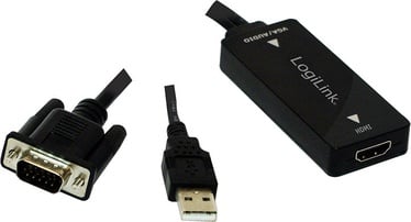 Adapter LogiLink VGA With Audio to HDMI Converter