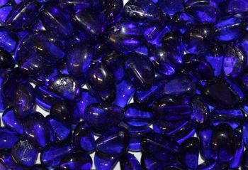 Dekoratīvais akmens, 10-20mm, zila, 1.5 kg