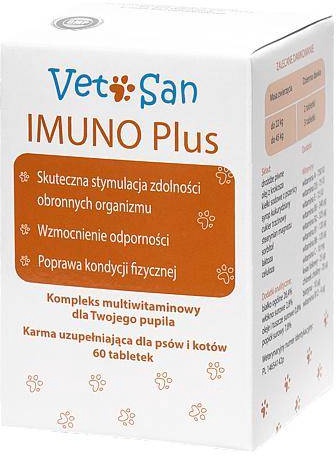 Vitamīni Vetosan Imuno Plus 60 pcs, 0.1 kg
