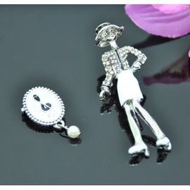 Vincento Brooch With Zirconium Crystal LD-1123