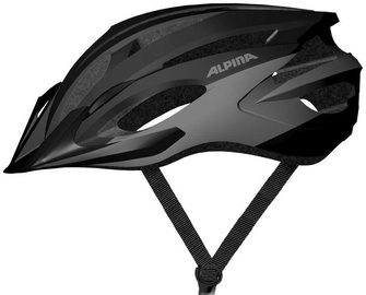 Шлемы велосипедиста универсальный Alpina MTB17, черный/серый, 540 - 580 мм