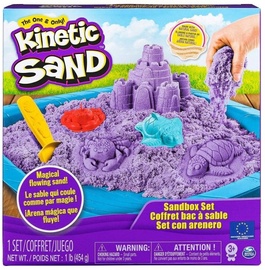 Kinētiskās smiltis Spin Master Sandbox Set 6024397, violeta