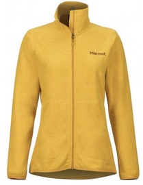 Marmot Womens Fleece Jacket Pisgah Yellow Gold L