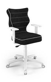 Vaikiška kėdė Entelo Duo Size 6 VS01, balta/juoda, 425x400x1045 mm