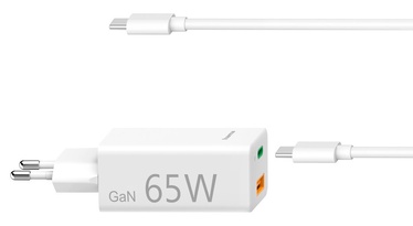 Зарядное устройство Hama 200016H, 65 Вт, 100 - 240 В, 2 м, USB-C