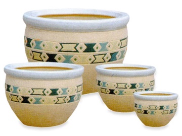Puķu pods 21x30cm, balts