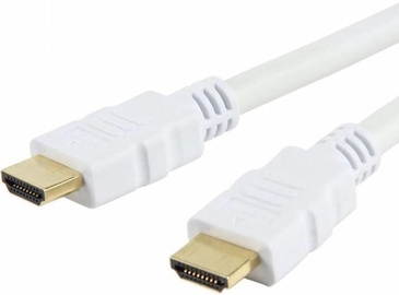 Techly Monitor Cable HDMI to HDMI White 10m