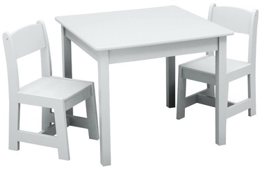 Vaidmenų žaidimas Delta Children MySize Table & Chairs Set White