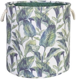 Home4you Tropic 1 Basket D40xH40cm Tropic Leaves 83591