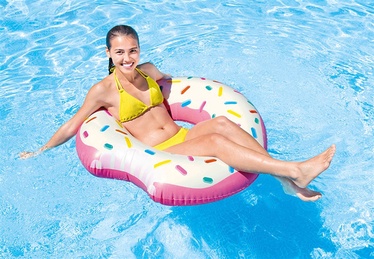 Piepūšams riņķis Intex Donut Tube 56265NP, balta, 1070 mm