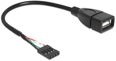 Delock Cable USB / USB Black 0.20m