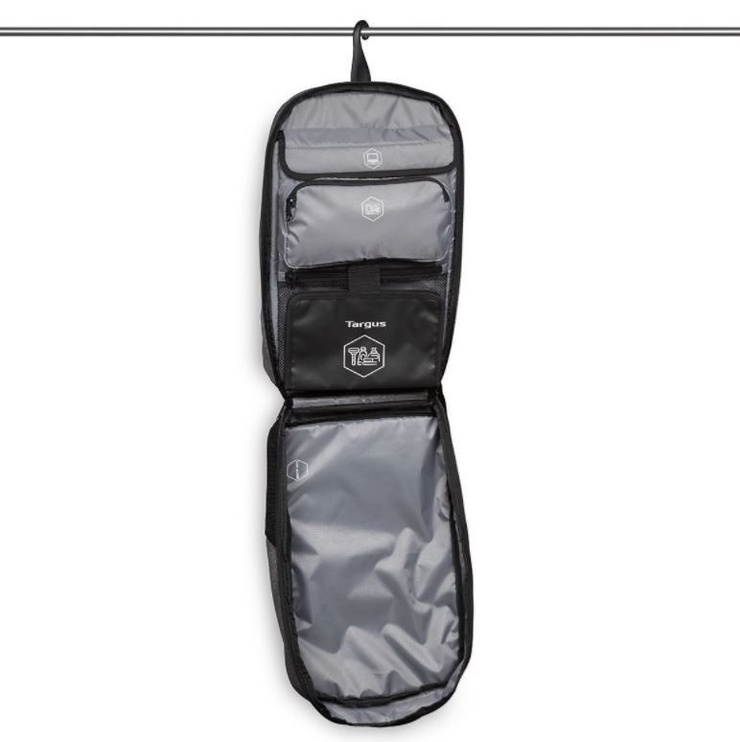 Рюкзак для ноутбука Targus Laptop Backpack, черный/серый, 15.6″