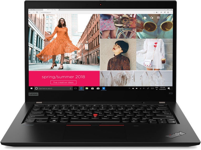 Ноутбук Lenovo ThinkPad X13 Gen 1 20T2006QMH PL, Intel® Core™ i5-10310U Processor (6 MB Cache, 1.70 GHz), 16 GB, 512 GB, 13.3 ″, Intel UHD Graphics, черный