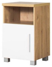 Bodzio Nightstand Panama PA50 White/Dark Sonoma Oak