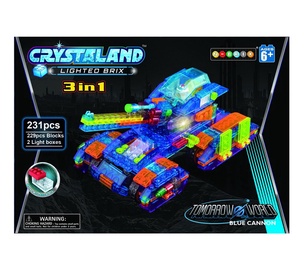 Konstruktor Crystaland, helendav tank, 3 in 1