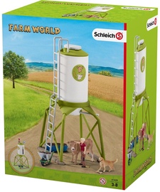 Schleich Feed Silo With Animals 41429