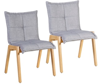 Стул для столовой Home4you Razor Gray, 2 шт.