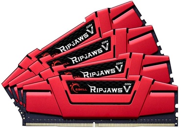 G.SKILL RipJawsV Series Red 64GB 3200MHz CL14 KIT OF 4