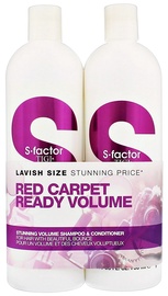 Tigi S Factor Stunning Volume Shampoo 750ml + S Factor Stunning Volume Conditioner 750ml