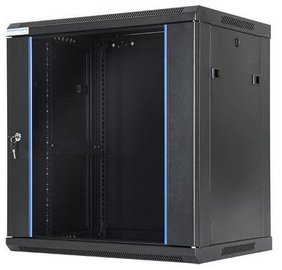 Digitalbox START.LAN Wall Cabinet 19'' 12U/600x600mm Glass Black