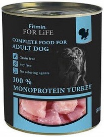 Fitmin For Life Dog Tin Turkey 800g