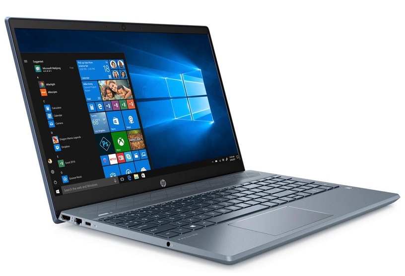 Portatīvais dators HP Pavilion 15-cs3019nw 8XN37EA PL, Intel® Core™ i5-1035G1, 8 GB, 256 GB, 15.6 ", Intel UHD Graphics, zila