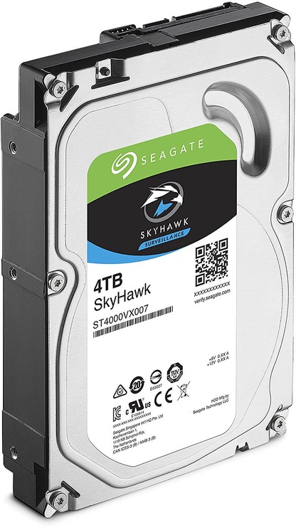 Cietais disks (HDD) Seagate Skyhawk Surveillance ST4000VX007, 3.5", 4 TB
