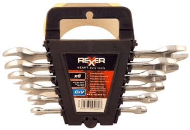 Rexxer RA-05-230 Double Open End Spanner Set 6-17mm 6pcs
