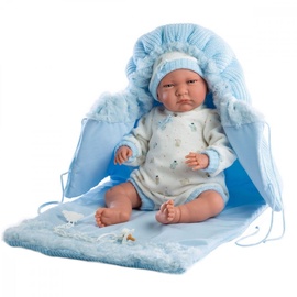 Lloerns Doll Lalo In Blue Blanket 42cm 74039