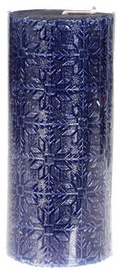 Свеча Verners Candle 6x13.5cm Blue/Silver