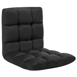 Пуф VLX Microfiber, черный, 100 см x 50 см x 13 см