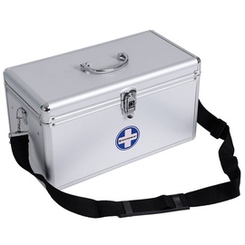 Songmics Aluminium Organizer Box 40x20.5x22.5cm Silver
