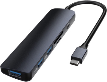 Devia Leopard Type-C to USB 3.0 5in1 HUB Gray