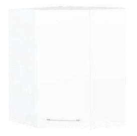 Верхний кухонный шкаф Bodzio Loara Corner White, 530x310x716 мм